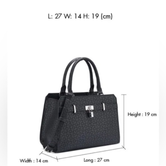 NWT Guess Purse bag crossbody leather black shoulder - Picture 3 of 5